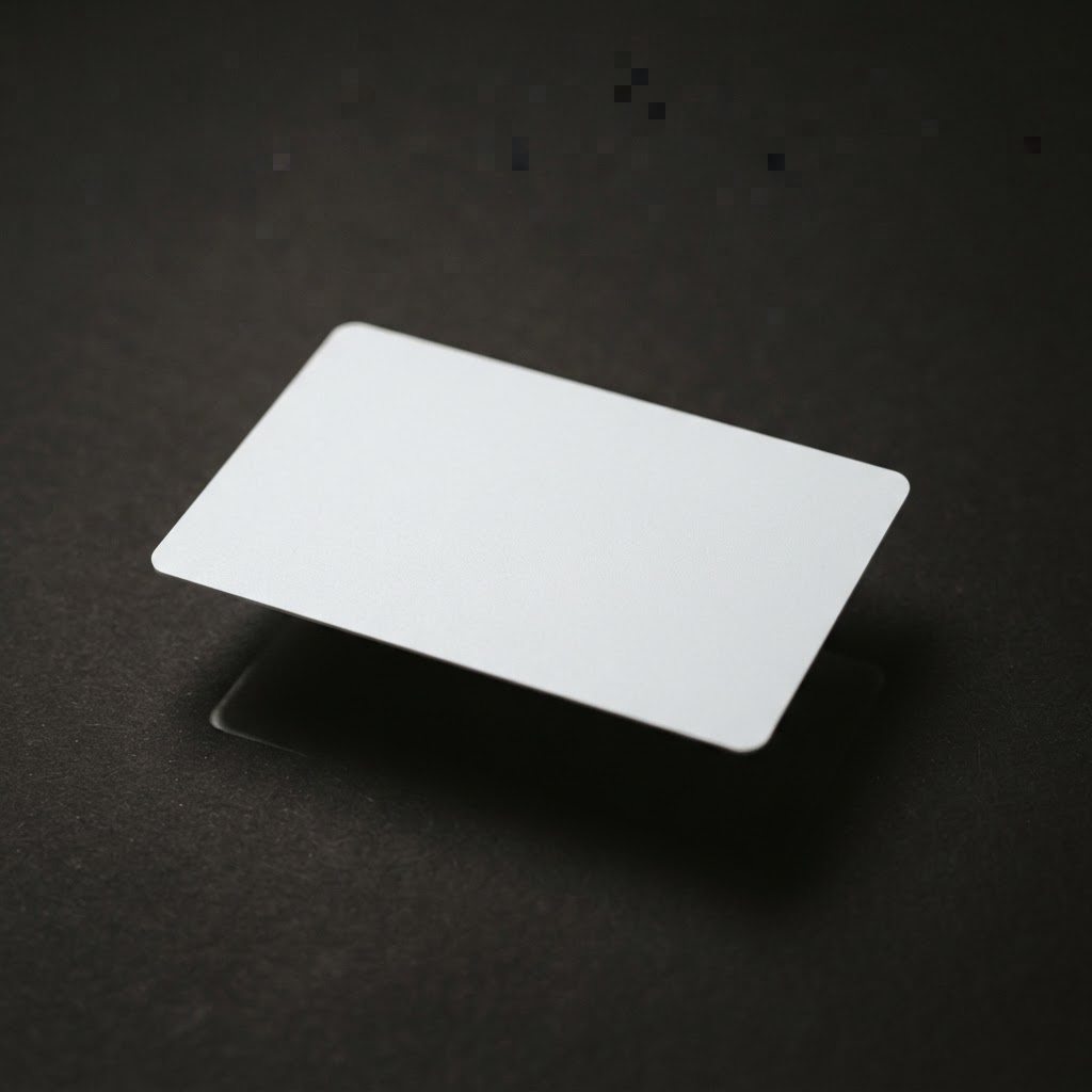 Simple NFC Card — White · PVC Card, €35